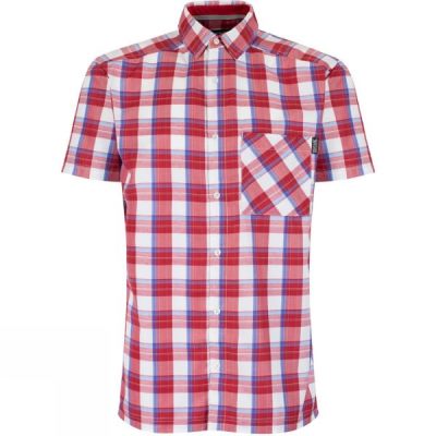 Camisa Regatta Kalambo II Manga Corta Hombre Rojas - Chile EGR583071